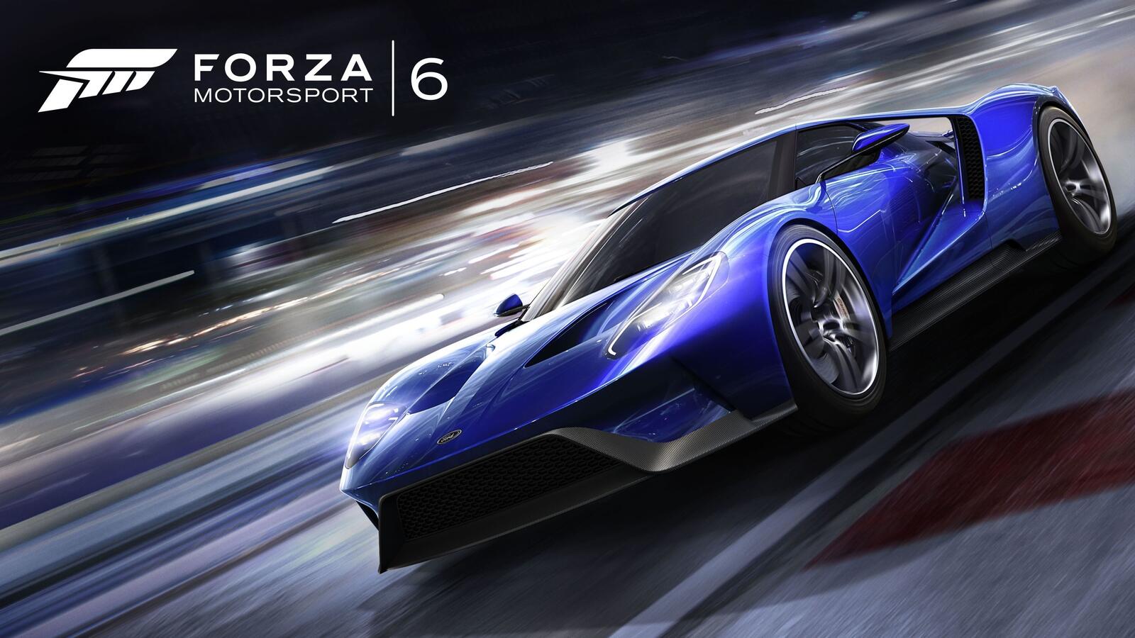Wallpapers forza motorsport 6 in move blue on the desktop