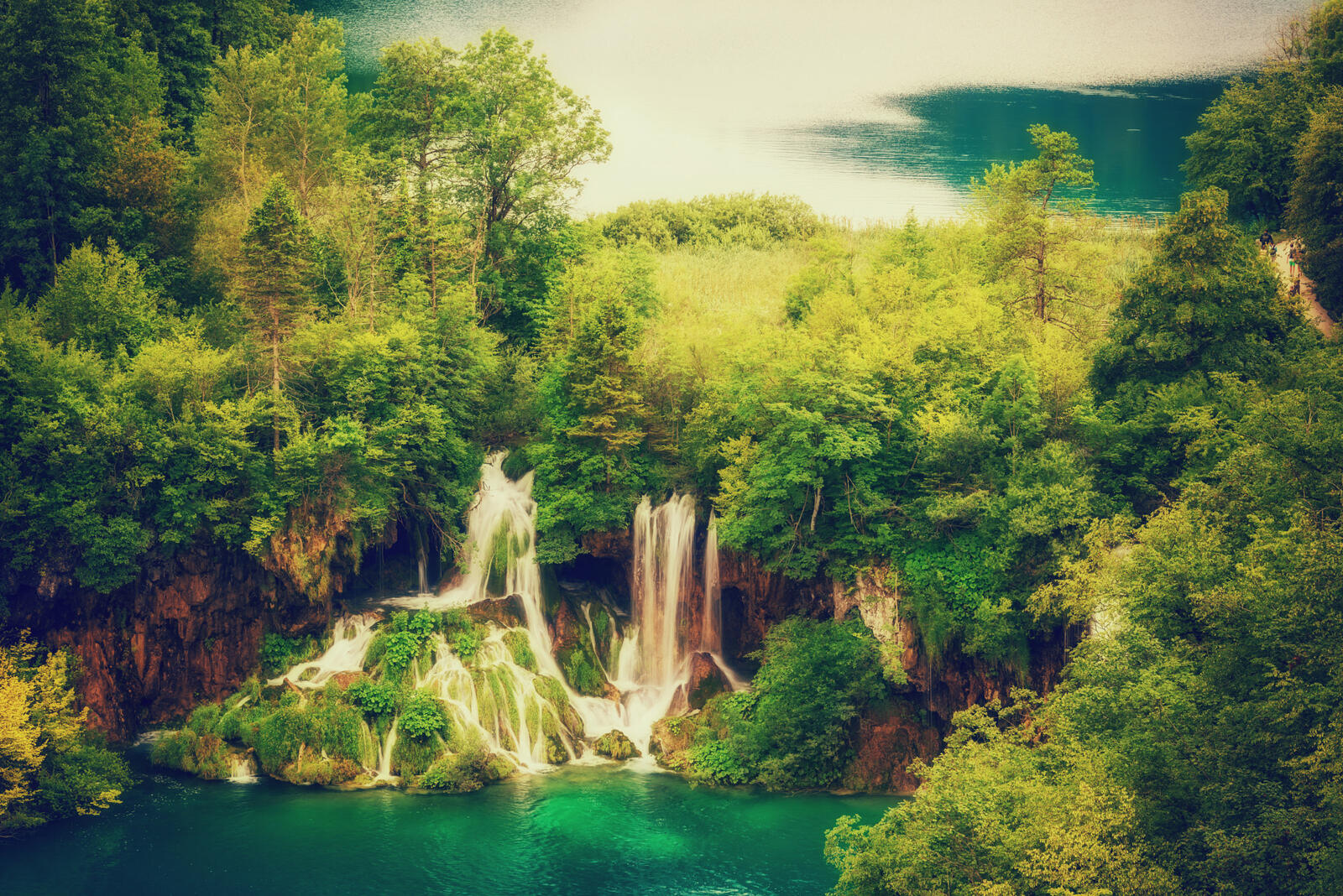 Бесплатное фото Сказочный водопад