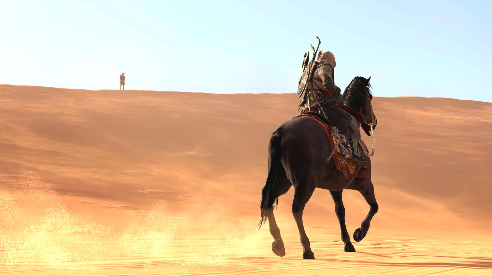 Wallpapers assassins creed origins games horse on the desktop