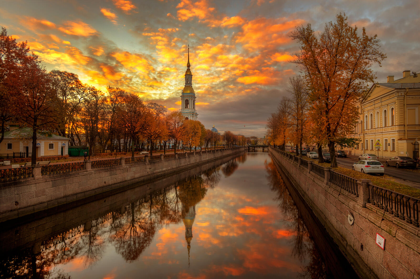 Обои Крюков канал Санкт-Петербург Осень на рабочий стол