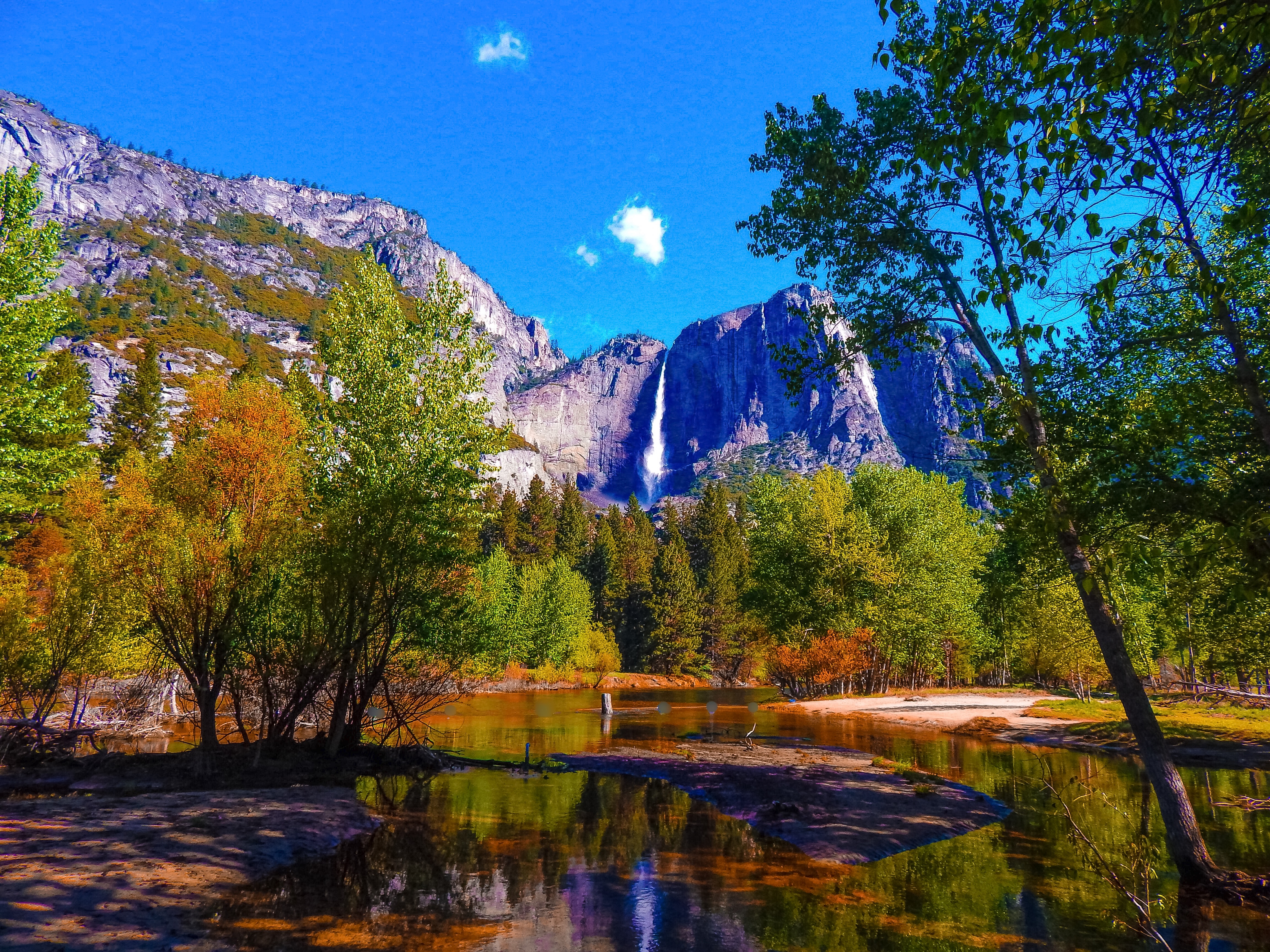 桌面上的壁纸优胜美地国家公园 景观 加利福尼亚州