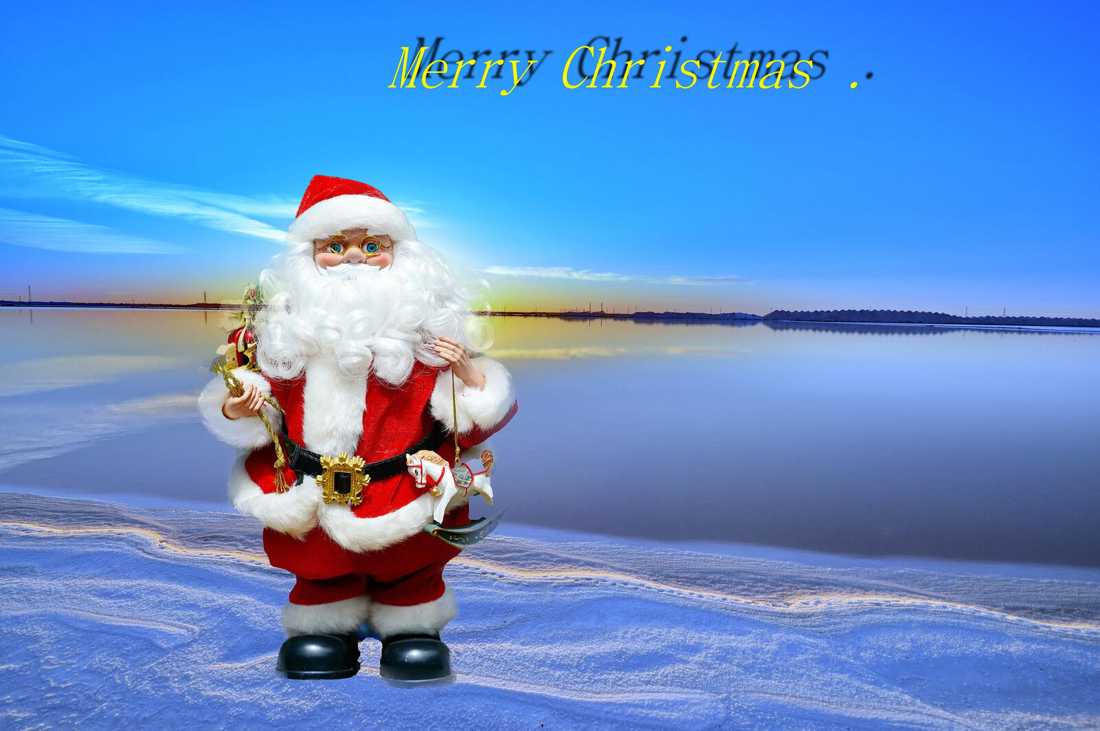 Обои Santa Claus Happy New Year merry christmas на рабочий стол