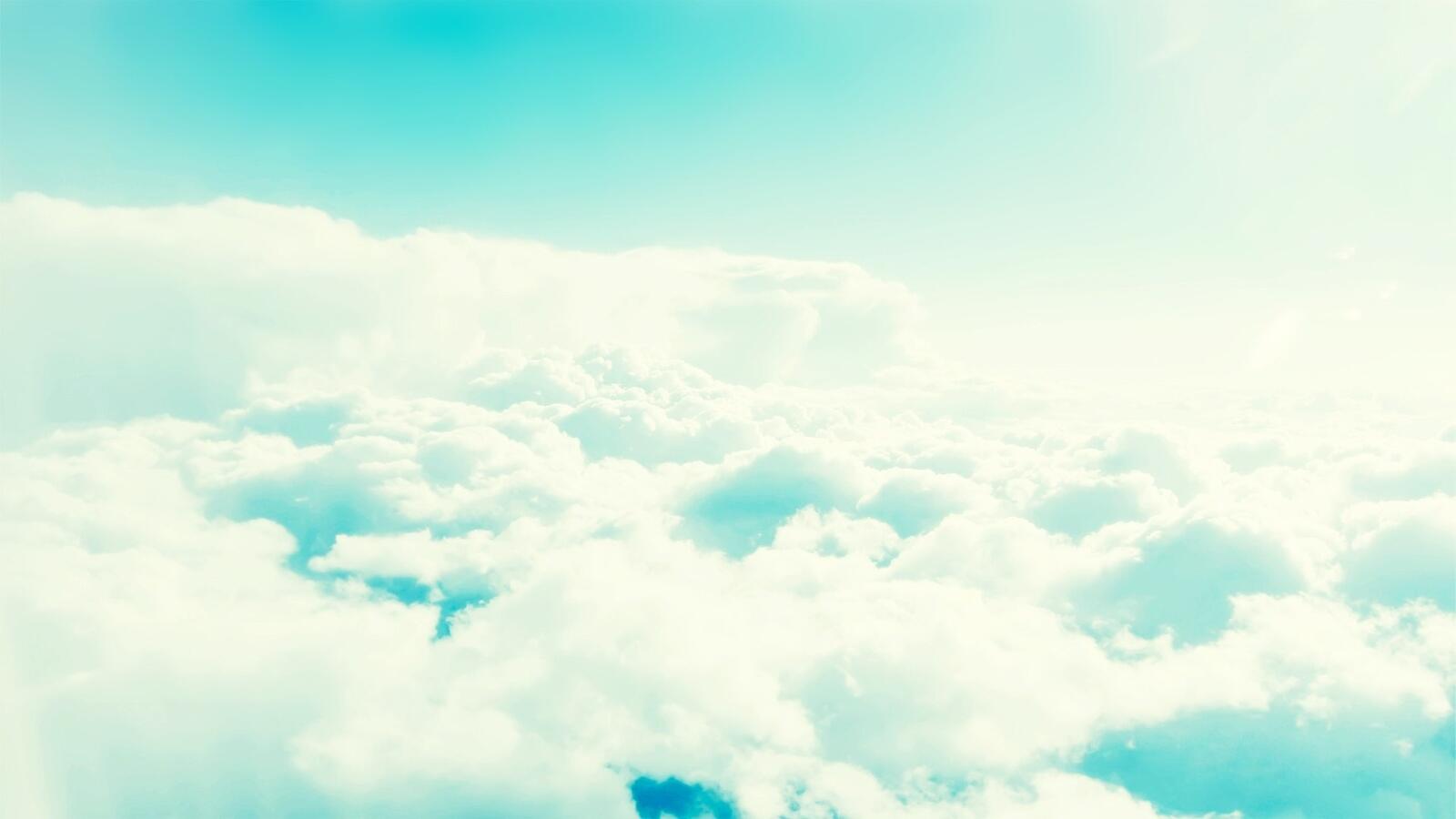 Wallpapers sky clouds above clouds on the desktop