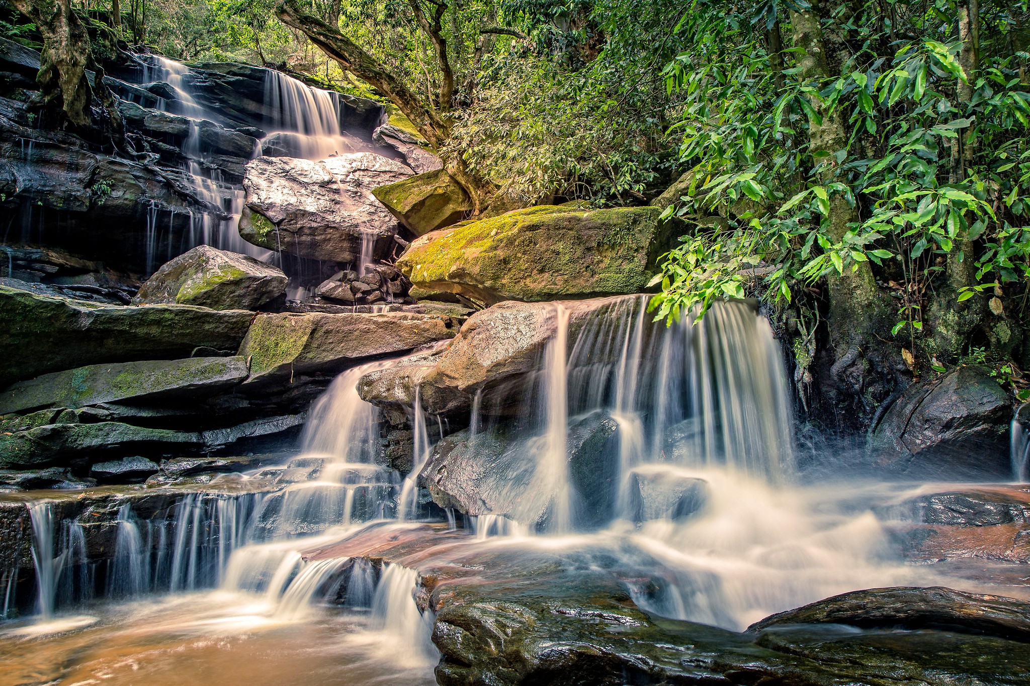 Wallpapers Australia Somersby Falls nature on the desktop
