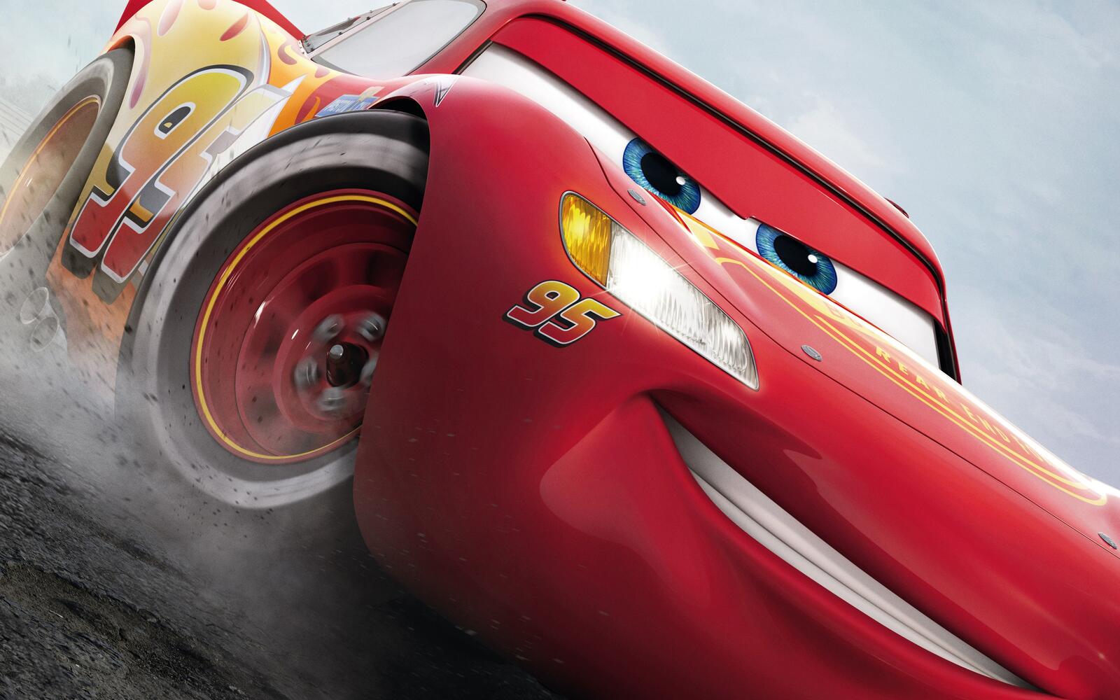 Wallpapers Cars 3 Lightning McQueen cartoons on the desktop