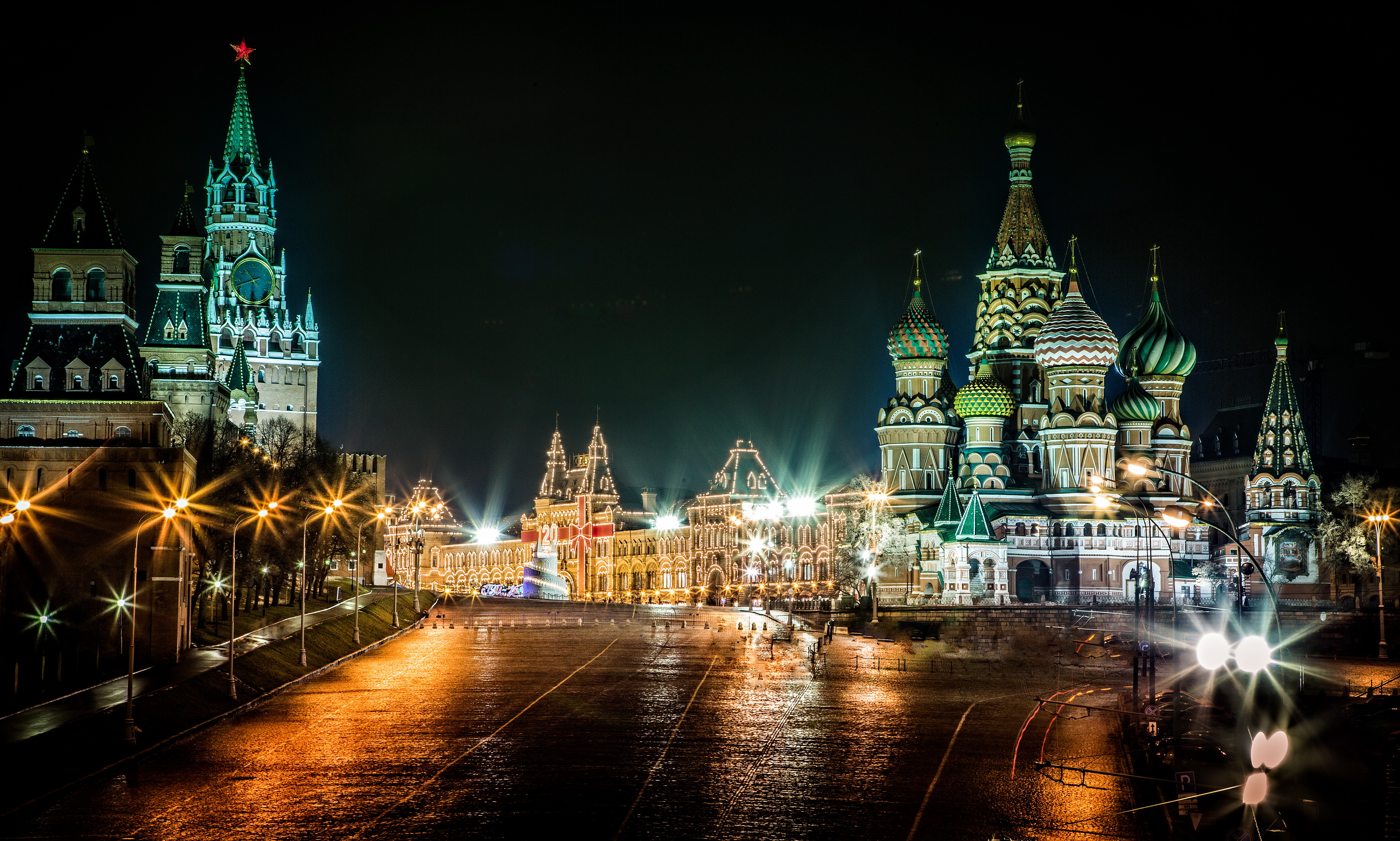 Обои Россия ночные города закат на рабочий стол