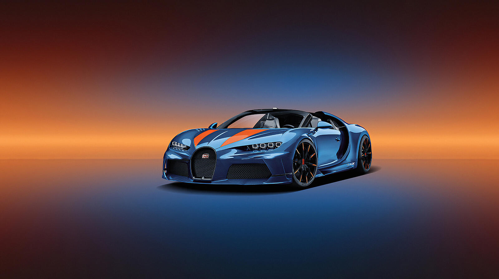 Wallpapers Bugatti Chiron cars view from front on the desktop