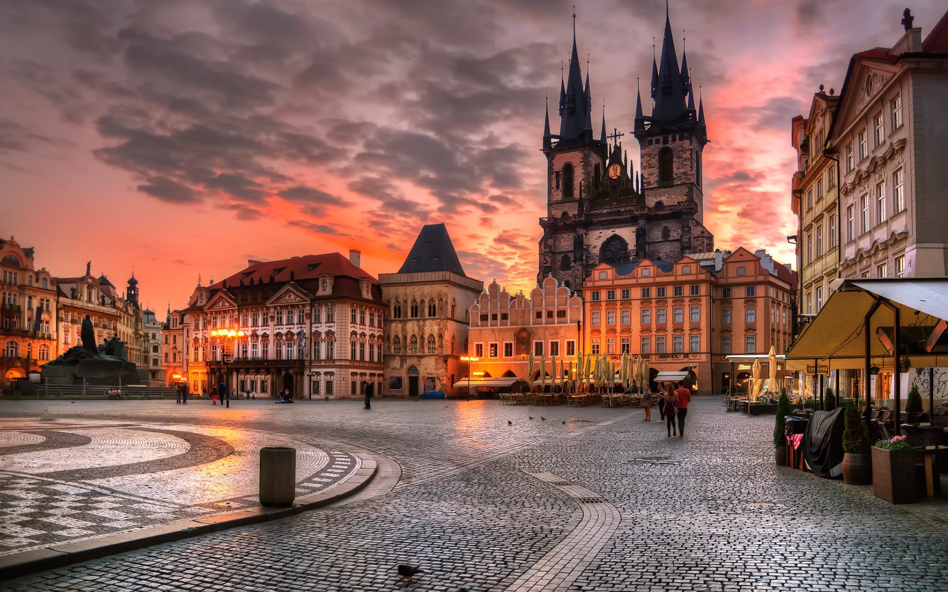 Фото бесплатно закат, Чешская Республика, дом