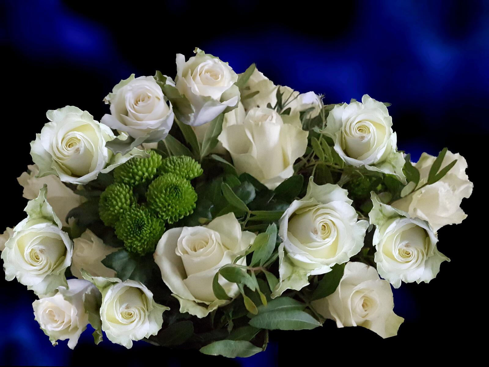 免费照片婚礼上的玫瑰花束