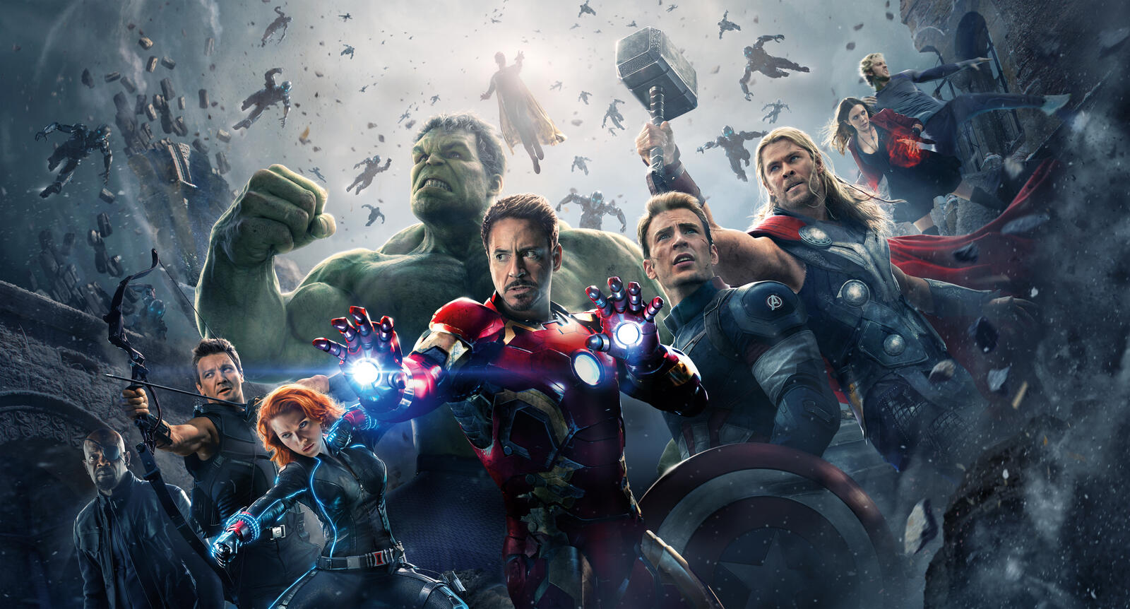 Wallpapers banner film Avengers age of Ultron 2016 on the desktop