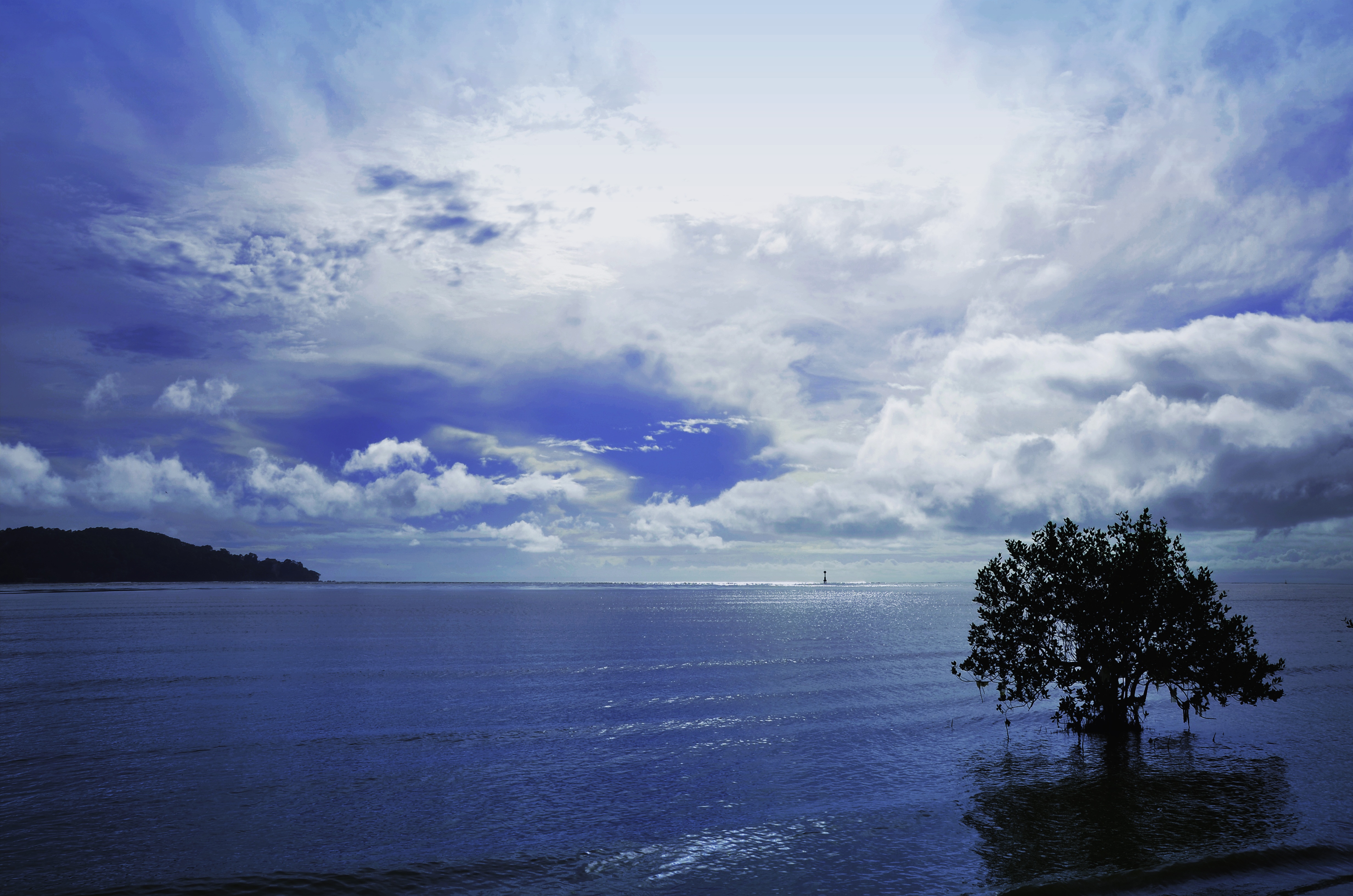 Фото бесплатно море, голубой, облако