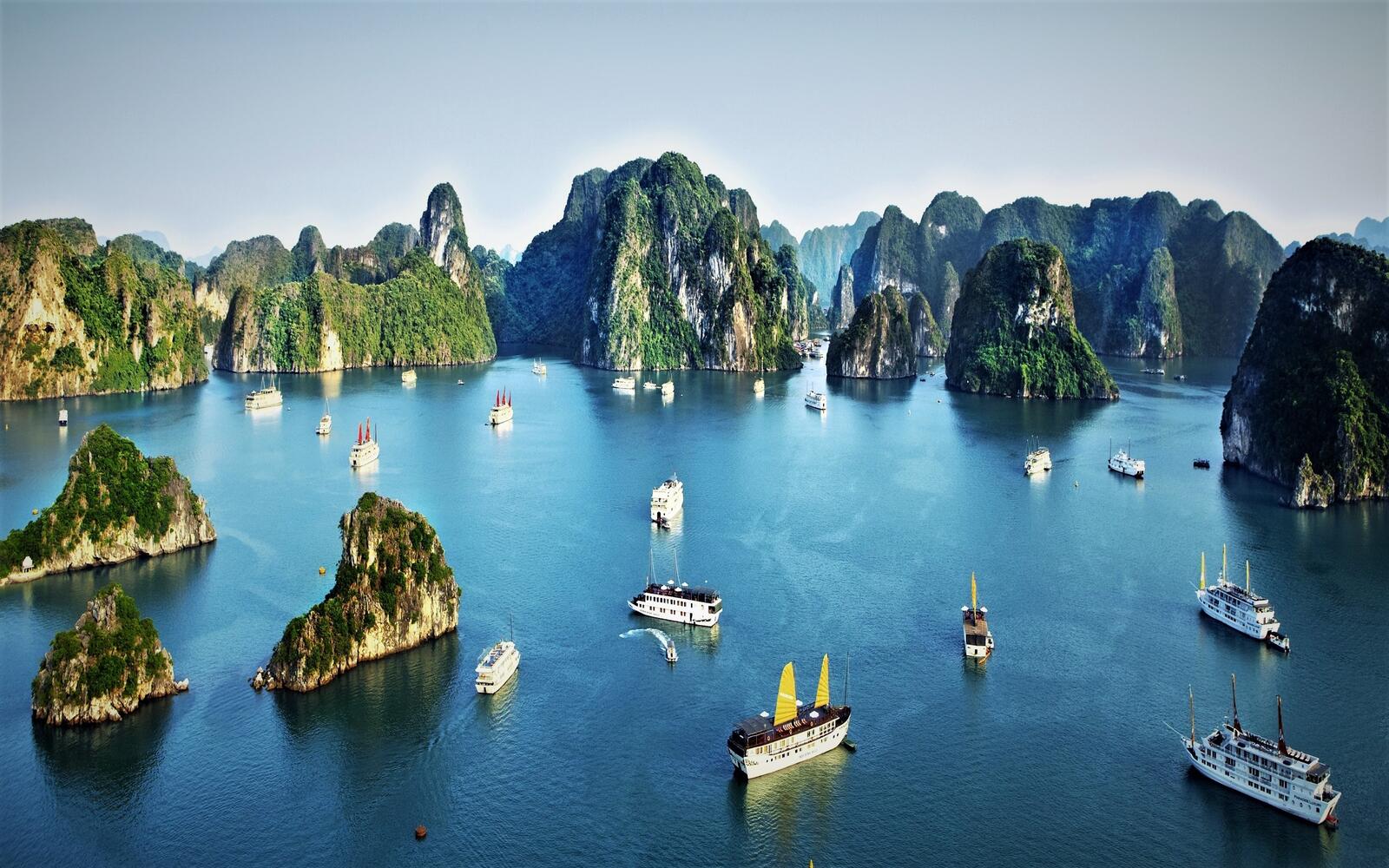 Wallpapers ships Vietnam ocean on the desktop