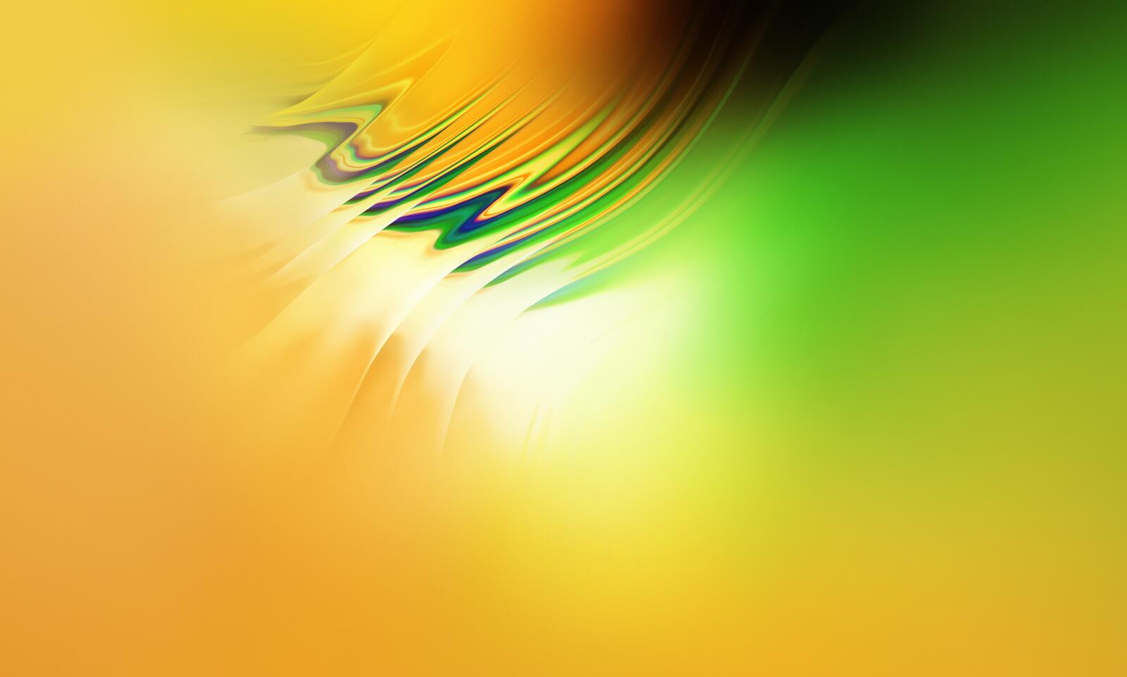 Wallpapers wavy abstraction multi-colored background orange on the desktop