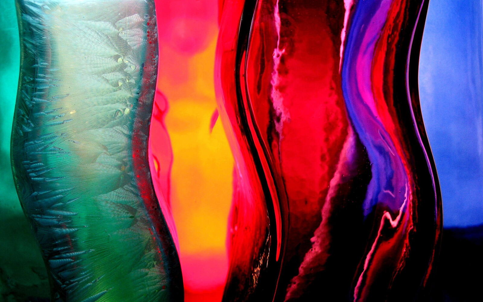 Wallpapers stripe colorful glass on the desktop