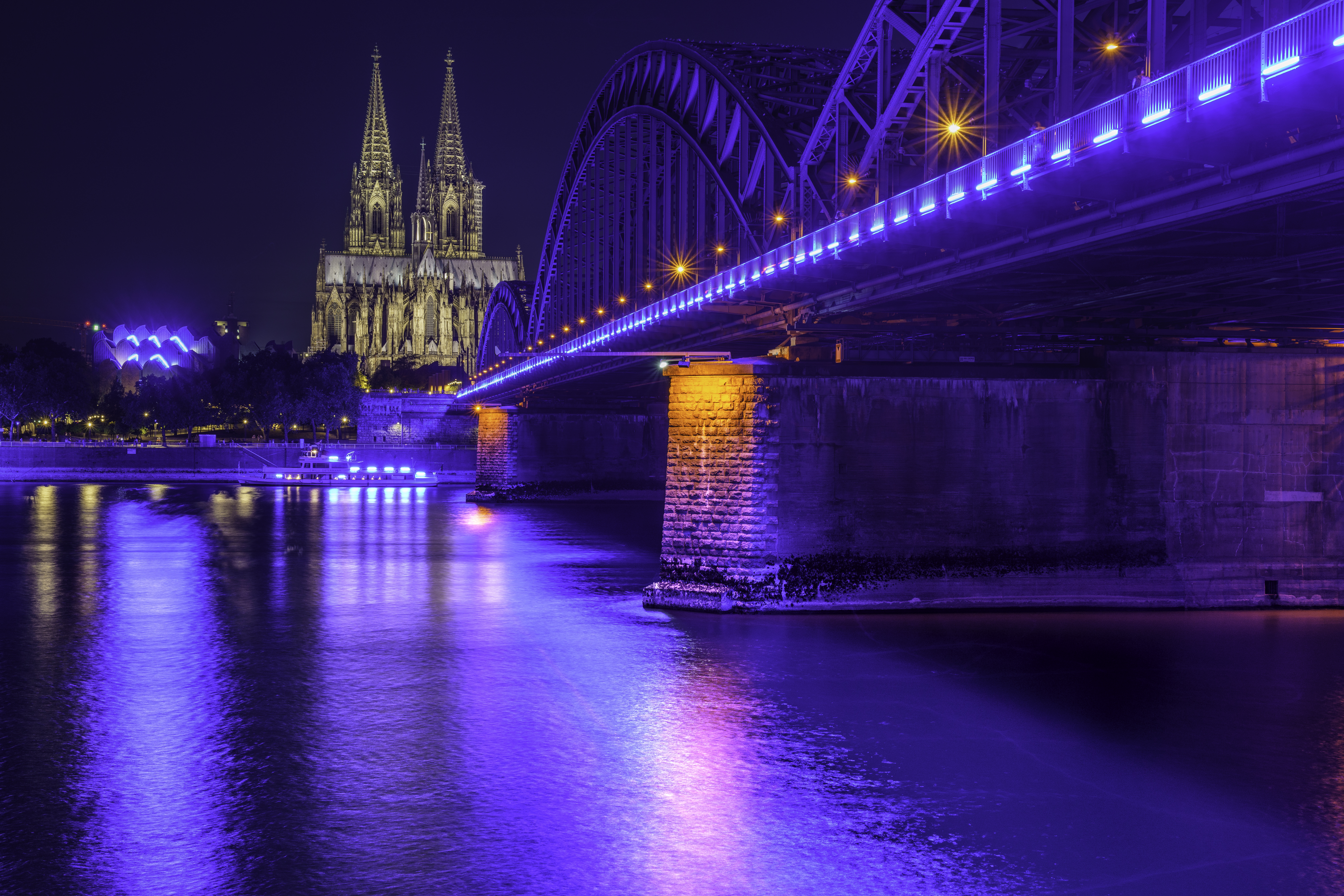 免费照片德国 - 夜间城市