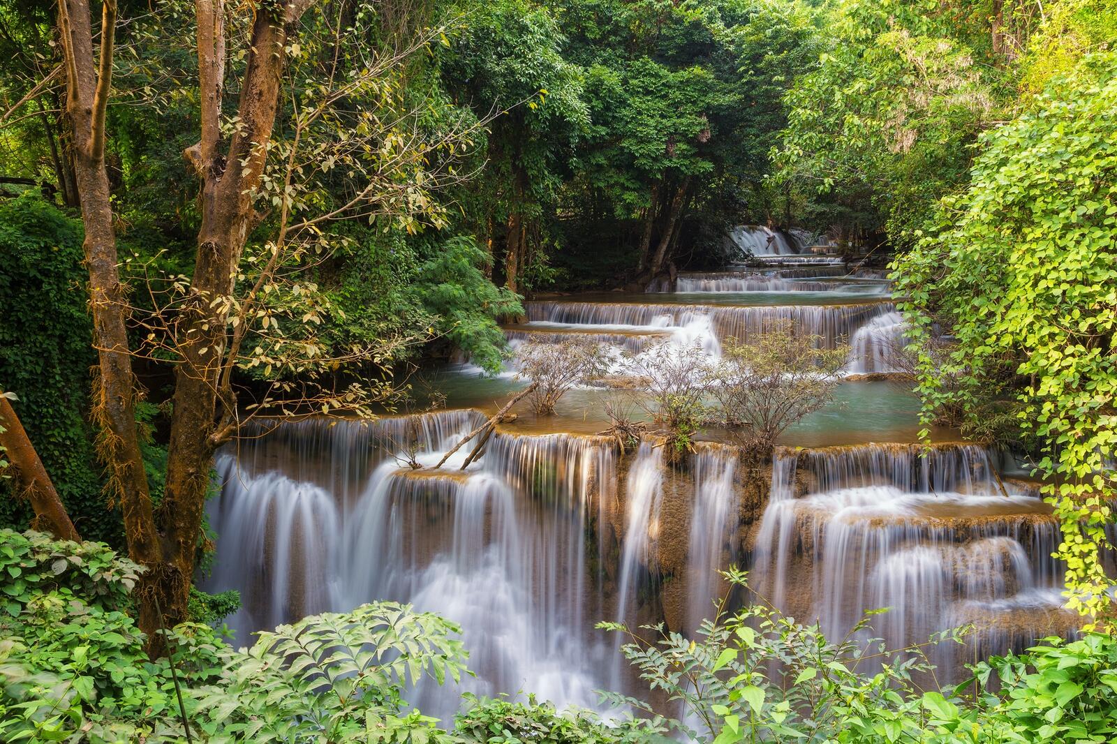 免费照片在泰国的瀑布
