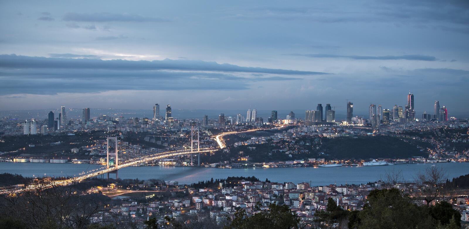 Wallpapers Bosphorus bridge city on the desktop