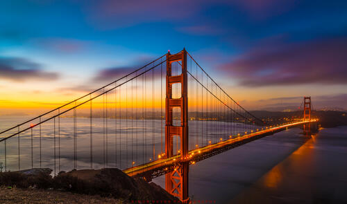Golden Gate Bridge в San Francisco