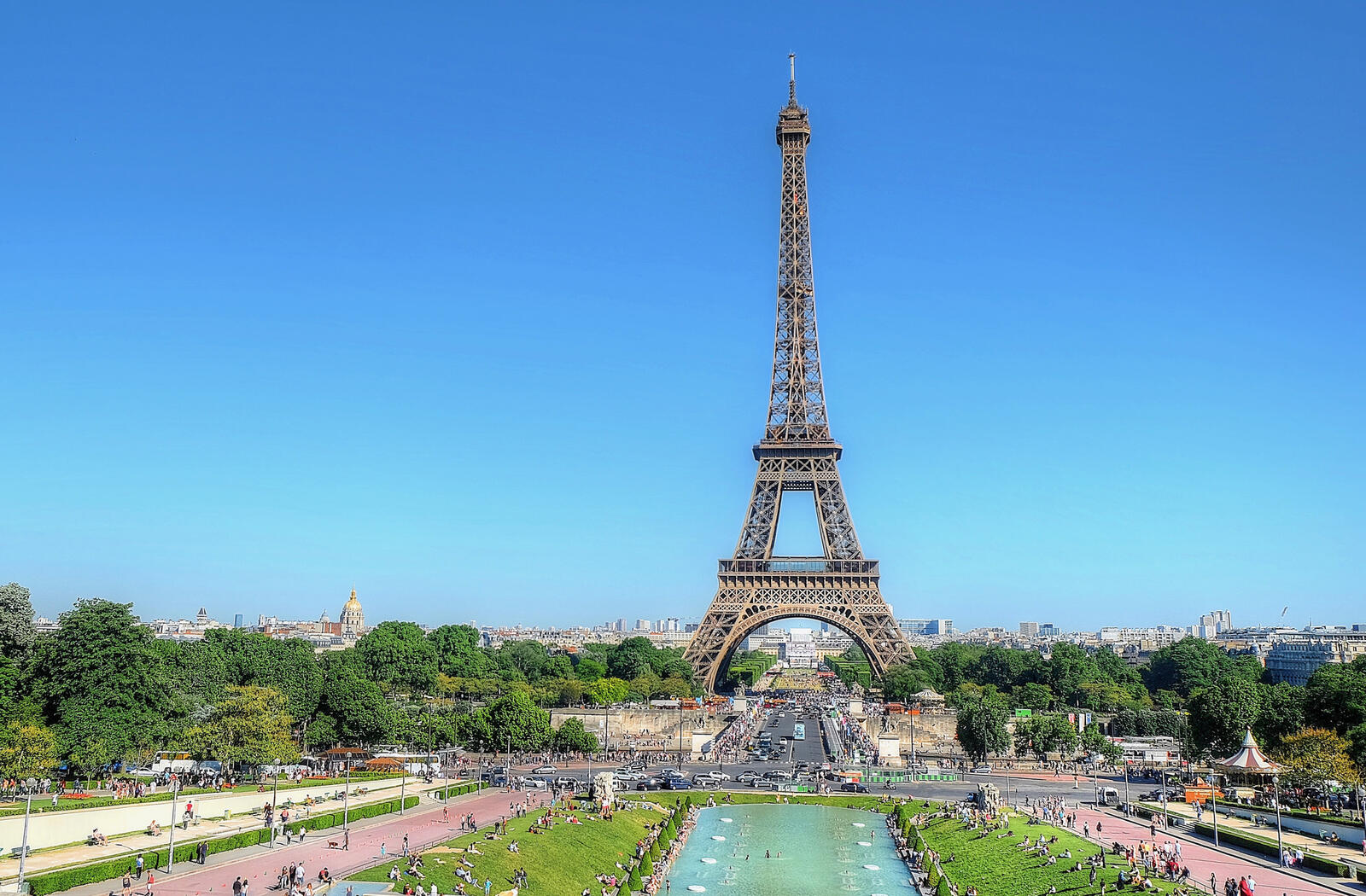 Обои Париж памятник городской пейзаж на рабочий стол