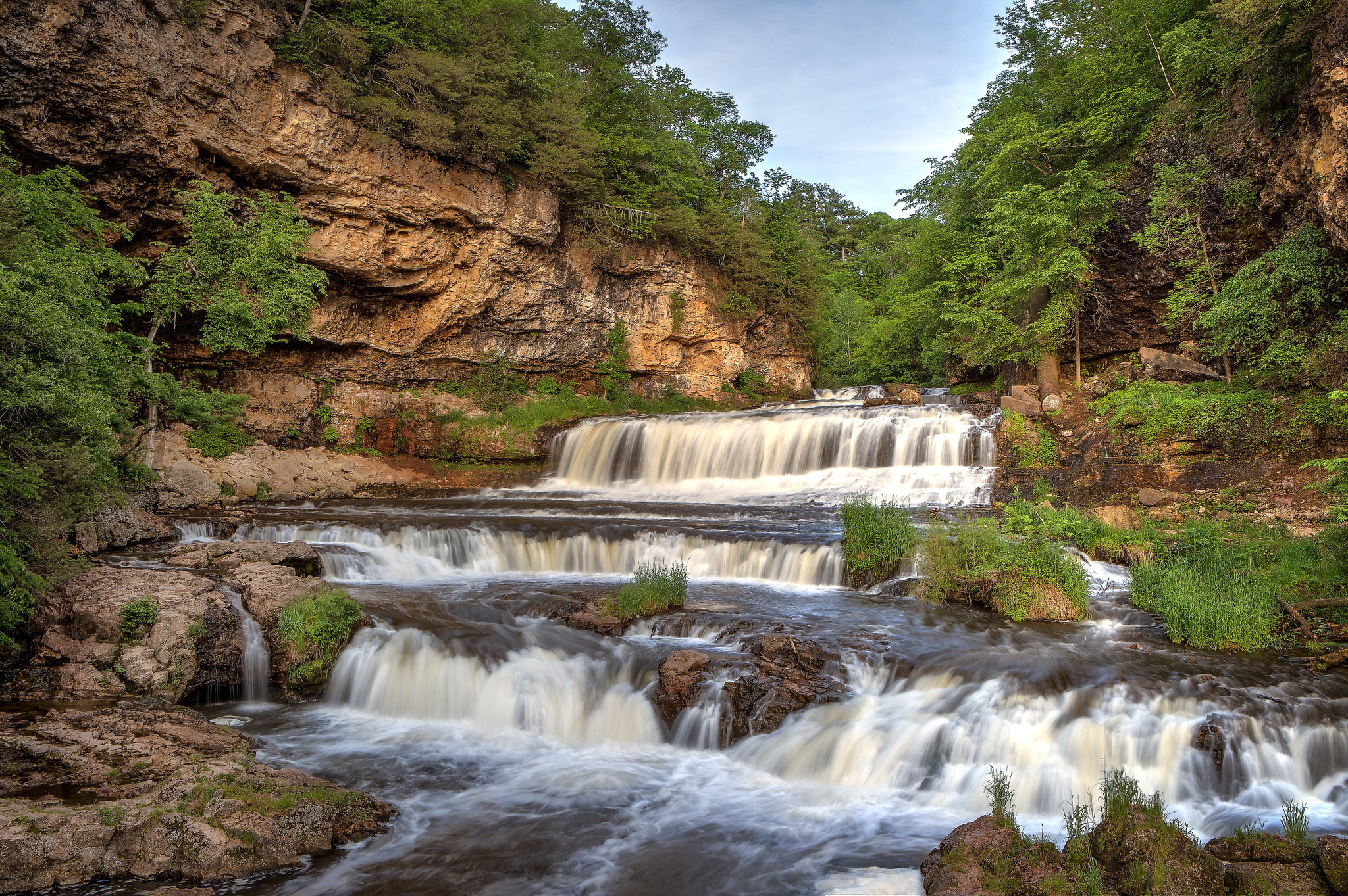 Wallpapers Willow River Falls Wisconsin Willow River State Park Hudson on the desktop