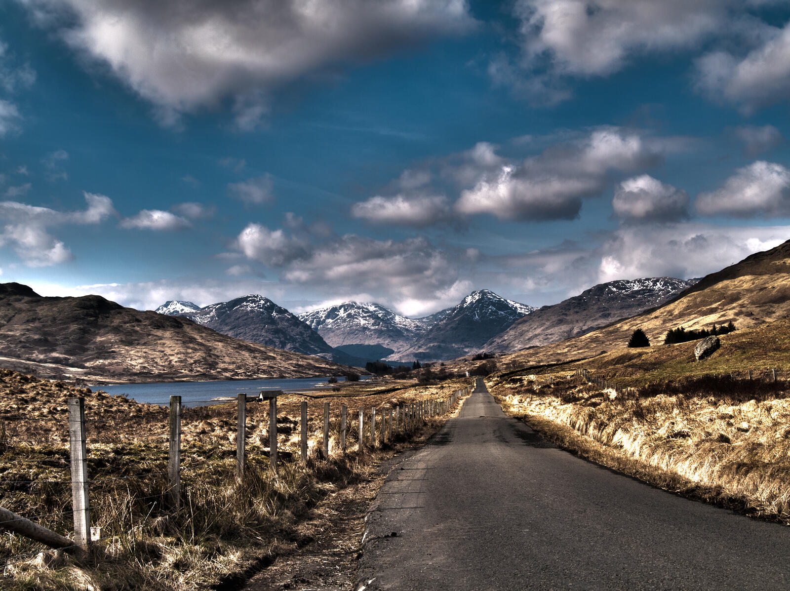 Wallpapers Road to Inversnaid Stronachlachar Scotland on the desktop