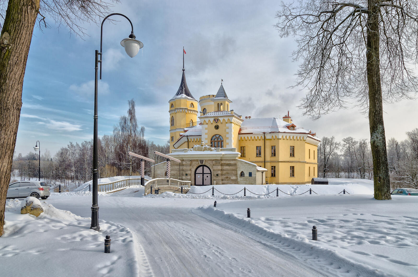 Free photo The castle BIP in Pavlovsk