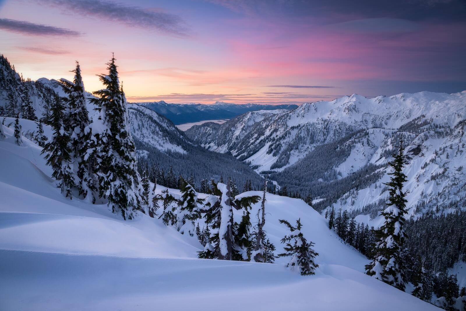 Wallpapers Snow mountains Pacific Northwest on the desktop
