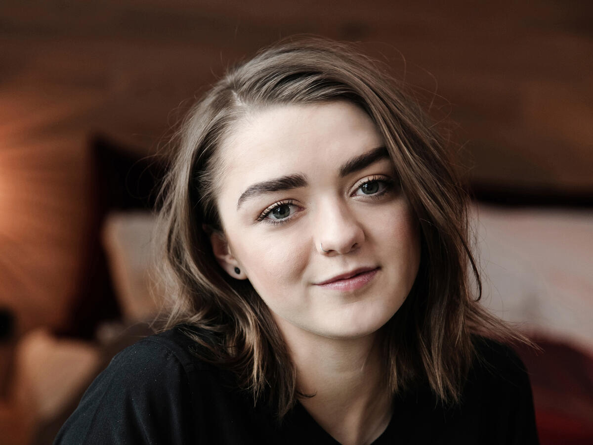 Maisie Williams from the Game of thrones series