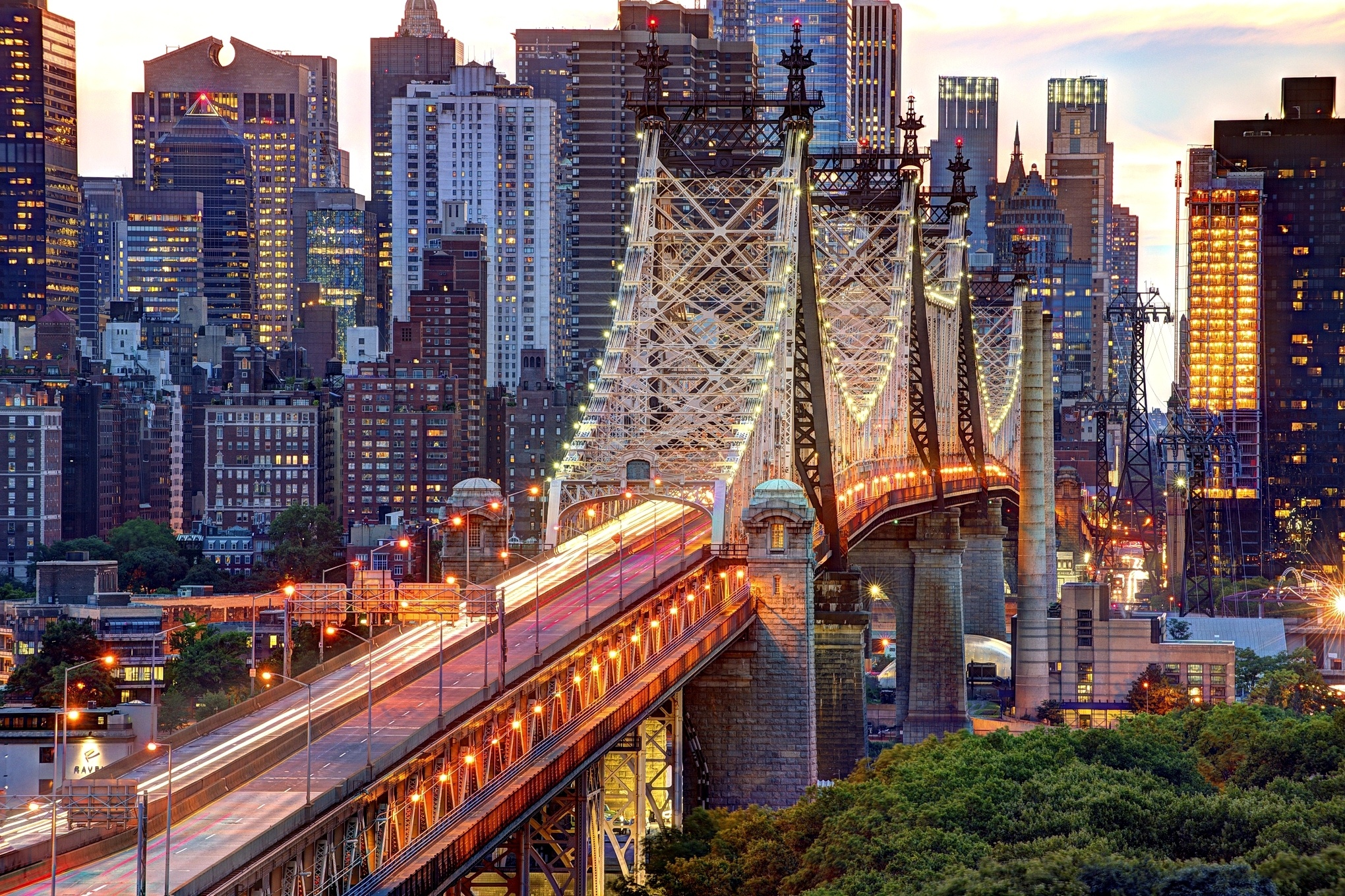 Wallpapers bridge city york on the desktop