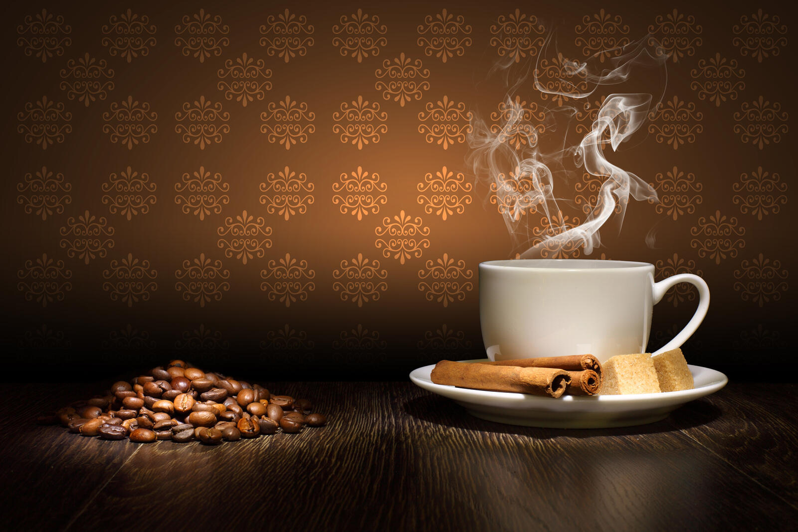 Free photo Coffee background wallpaper