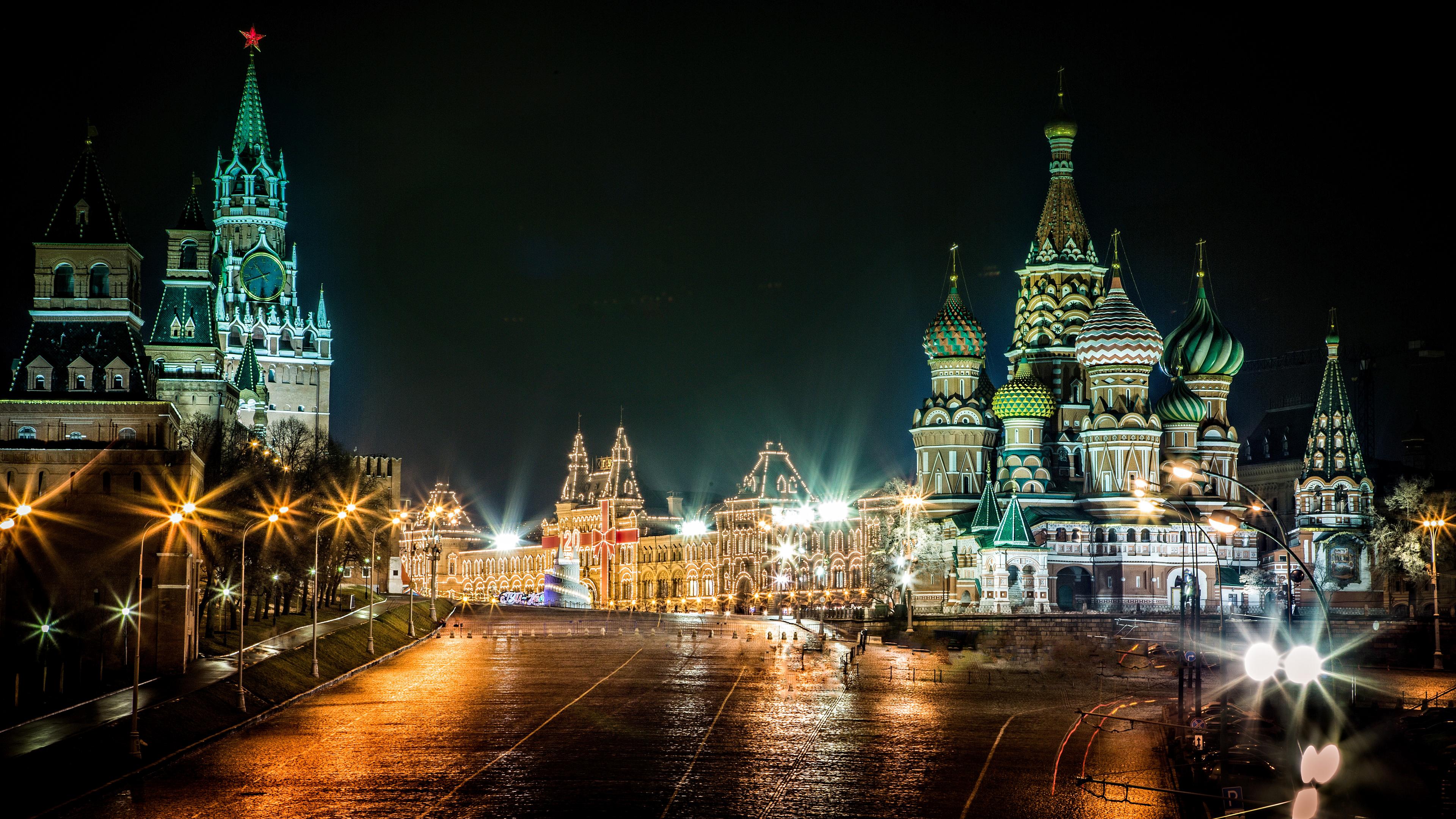 Wallpapers Moscow kremlin St Basils Cathedral on the desktop
