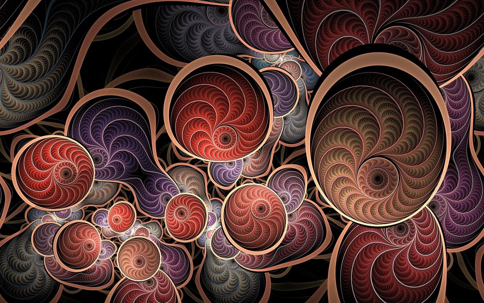 Wallpapers artstation background fractal on the desktop